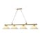 Z-Lite Cordon 4 Light Billiard, Rubbed Brass & Golden Mottle 2306-4RB-GM16 - alternate 3